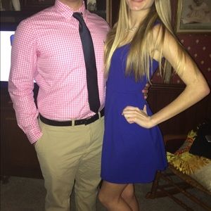 BLUE HOMECOMING DRESS